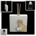 Profumatore Moderno in Legno Bianco con Coppia Sposi Fedi Matrimonio Anniversario Nozze Shabby Chic Diffusore Profumo