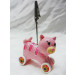 Portafoto animaletti rosa in resina (24 pezzi) 