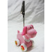 Portafoto animaletti rosa in resina (24 pezzi) 