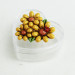 Scatola cuore in plexiglass con Fiore Girasole Margherita
