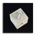 Scatola in Bambu Cuore Icona in Legno Bianco Chiave Cuore Portafortuna Portaconfetti Segnaposto