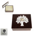 Scatola Portagioie in Legno Nozze 30 Anniversario Compleanno Svuotatasche Albero della Vita Life Tree Matrimonio