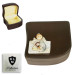 Scatola Portagioie Angelo con libro Sacra Famiglia Svuotatasche Portagioielli Beauty Case Battesimo Comunione Nozze