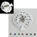 Temperamatite Albero della Vita e Blasone in Cristallo Quadrifoglio Portafortuna Temperino Confettata Segnaposto