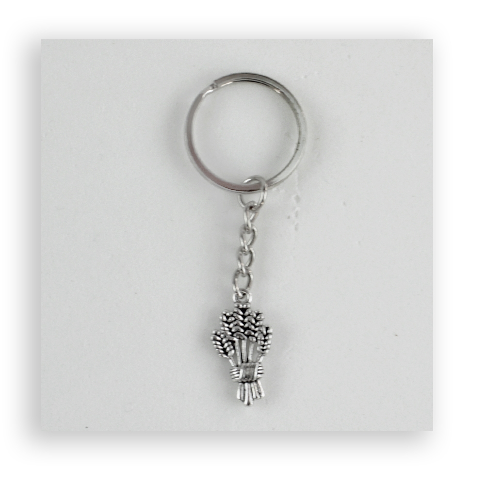 Porte-clés Cadeau Mariage - Argent - Fait Main Italie - Amour Et Cœurs