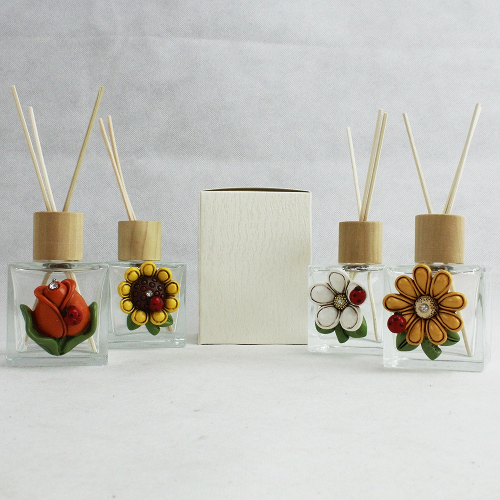 Kit 6 Bomboniere Profumate DLM-A111 - Girasole, Tulipano, Quadrifoglio Con Coccinella - Foto 10