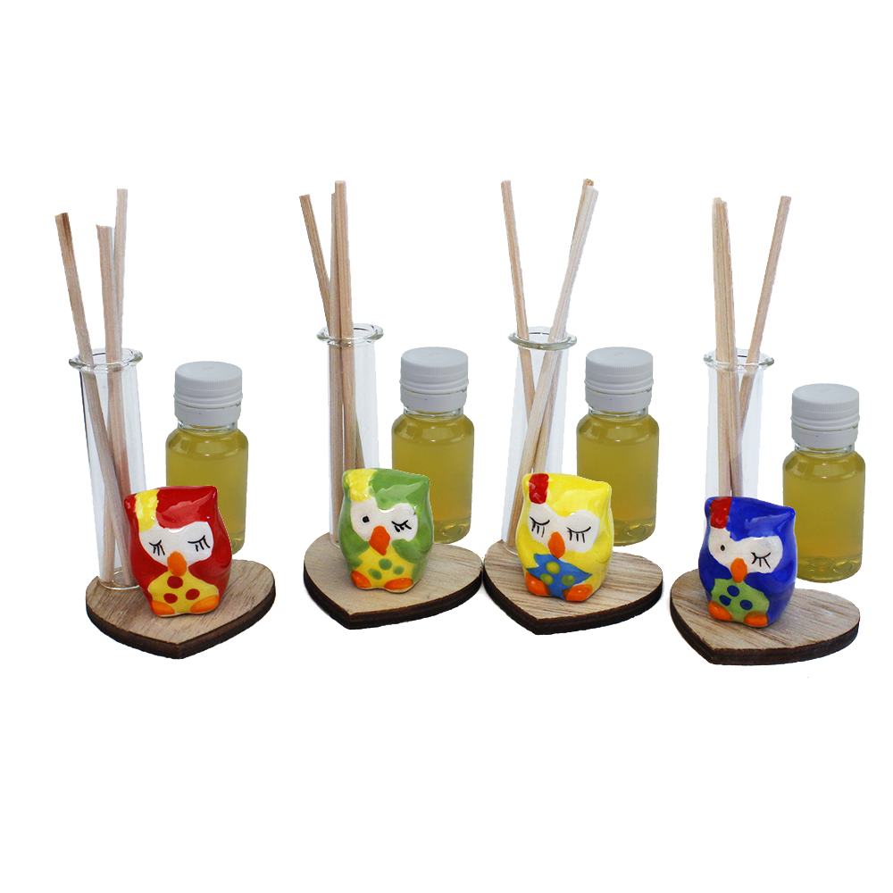 DLM-27018 Kit 24 Barattoli In Vetro Con Gufo E Tocco Laurea - Portaconfetti E Bomboniere Fai Da Te, Made In Italy