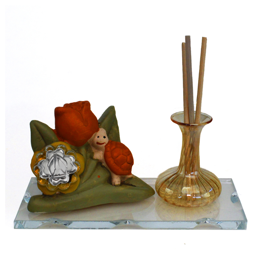 Occhiali A Palloncino LSA GIN Stelo Dipinti A Mano Set Di 2 - Foto 4