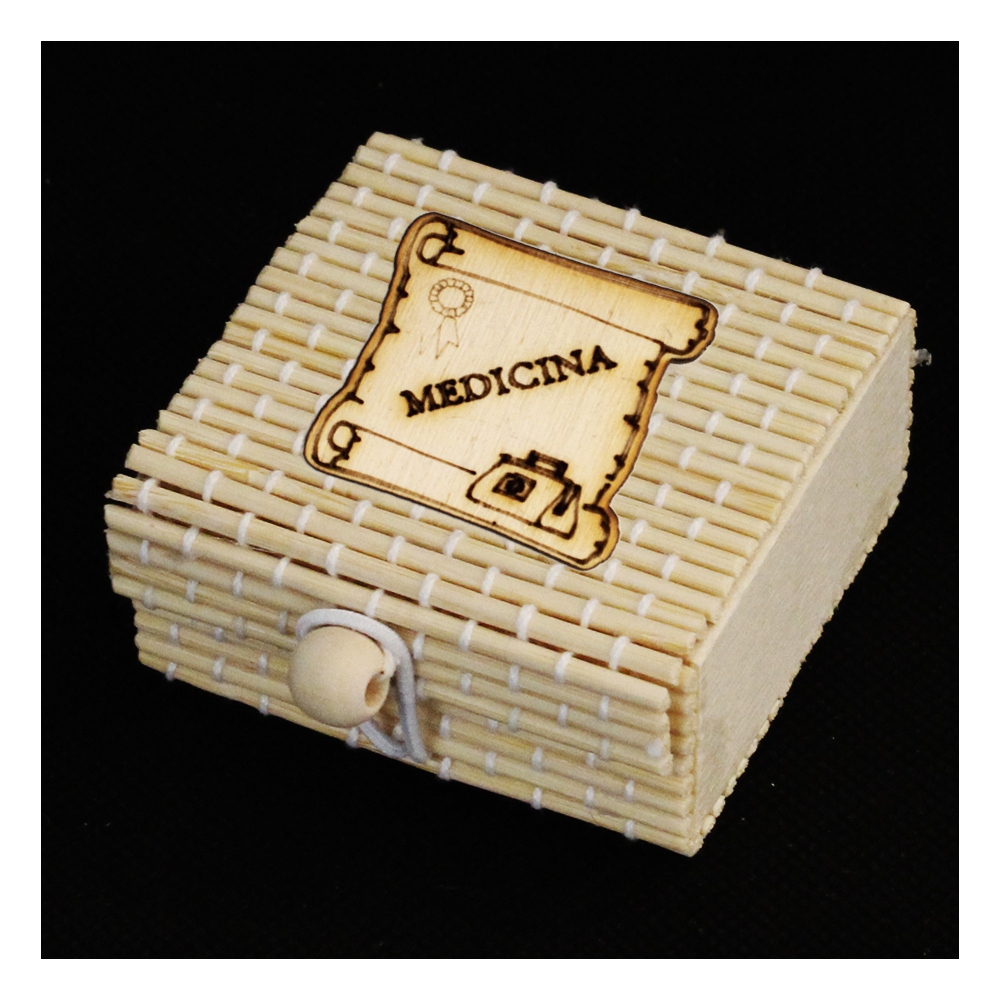 Glosen - Cassetta Portamedicinale Con Lucchetto A Combinazione, Porta Oggetti Di Sicurezza In Metallo E MDF, Con Maniglia E Tracolla, Piccola 25x17x17 Cm - 3