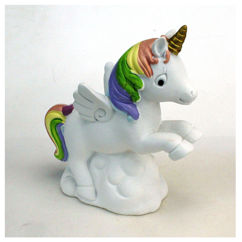 penna unicorno arcobaleno con pioggia di cuori bomboniera o idea regalo